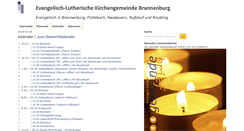 Desktop Screenshot of brannenburg-evangelisch.de